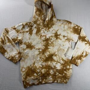Taikan Rust Tie Dye Hoodie Sweatshirt Women Size Small